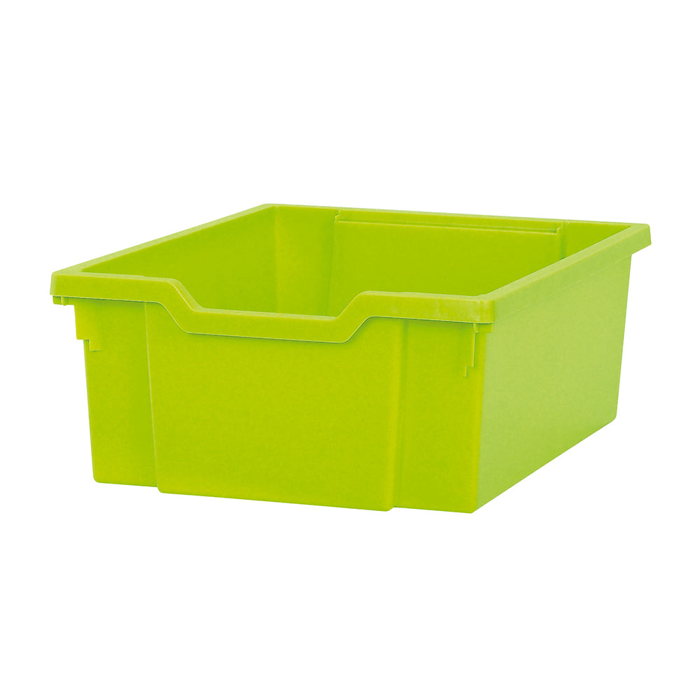 Plastic Material Box H15cm, light green