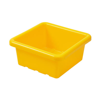 Square material box, yellow