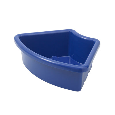 Quarter-Circle Material Box in Blue