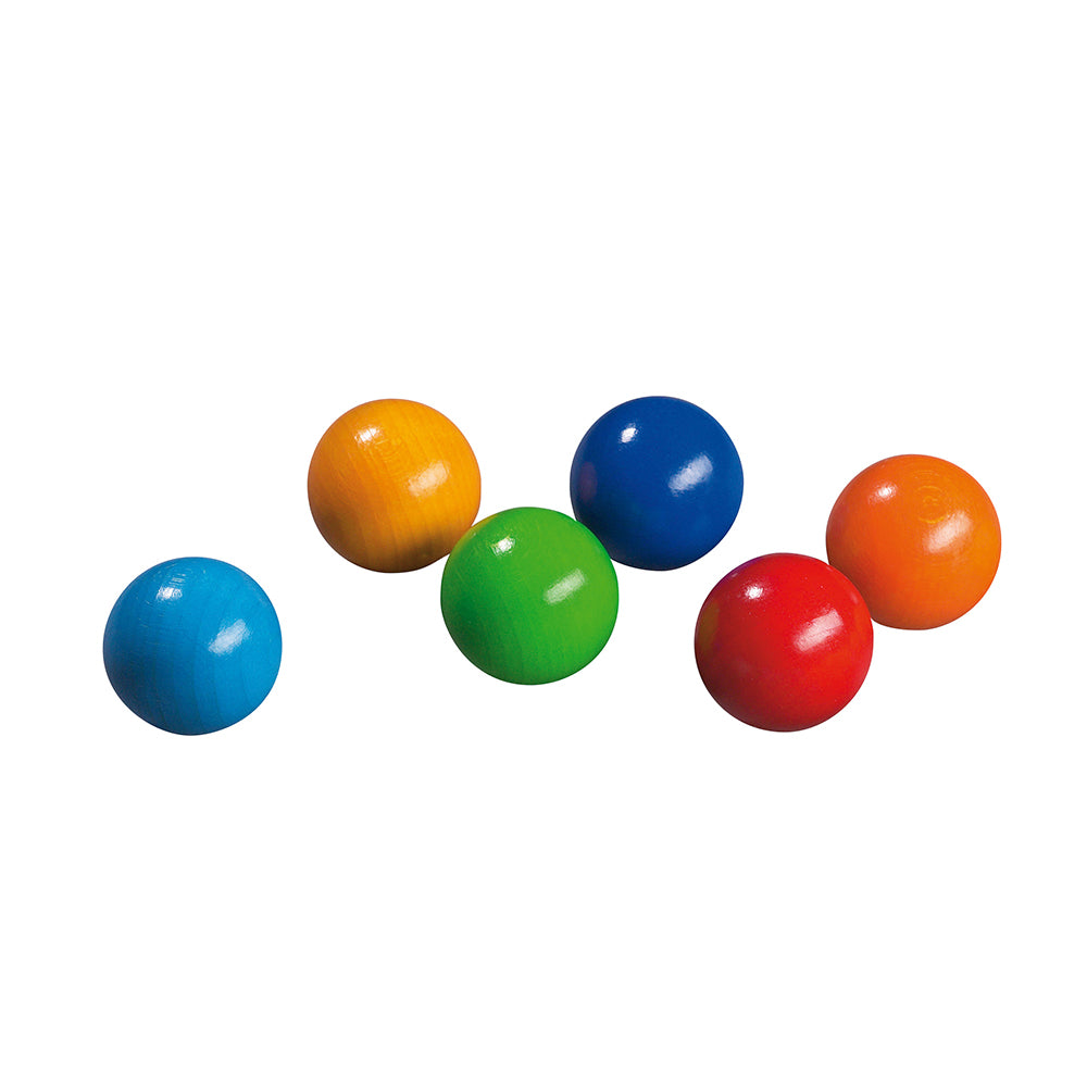 6 Wooden Balls