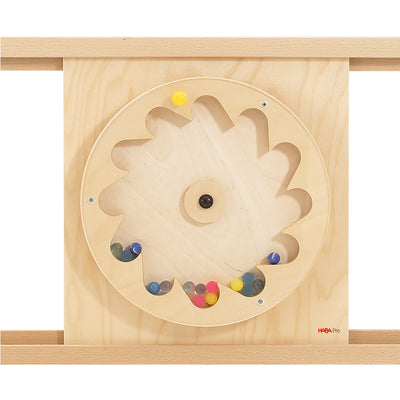 Gear Wheel with Rubber Balls Wall Panel