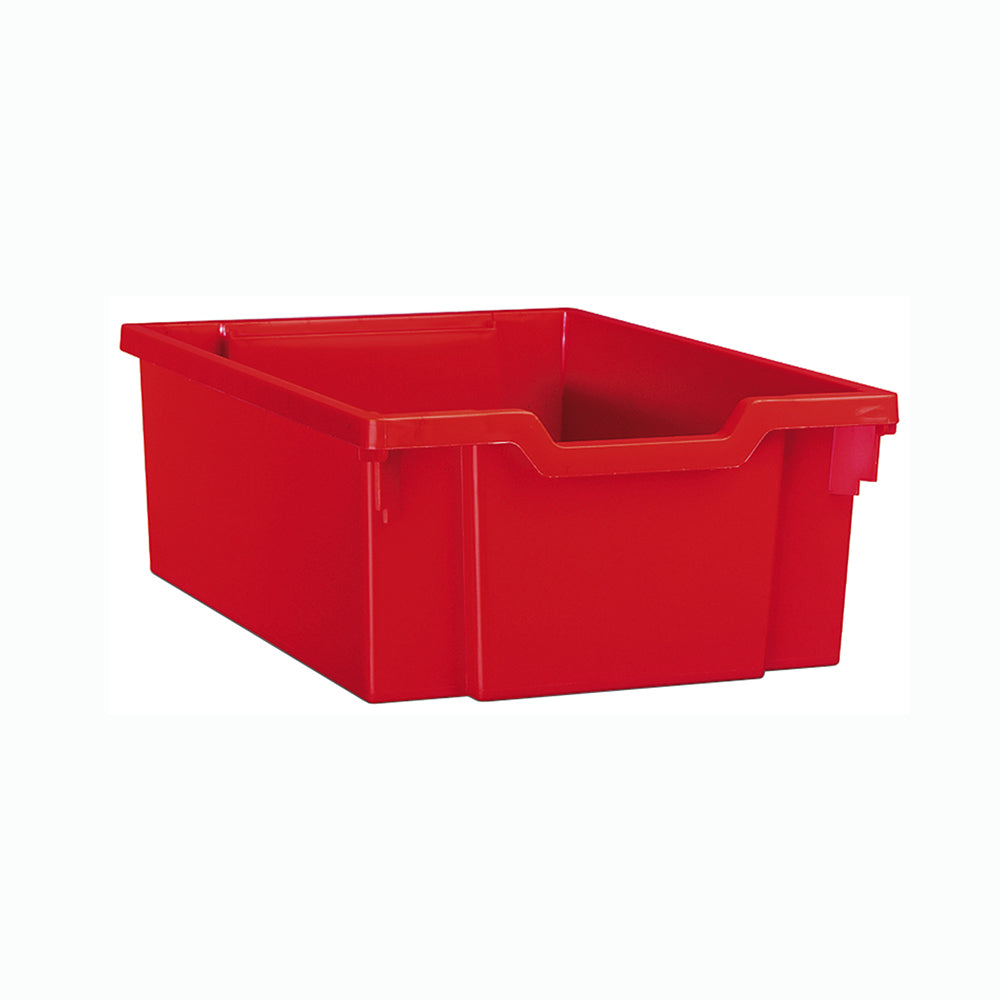 Plastic Material Box H15cm, red