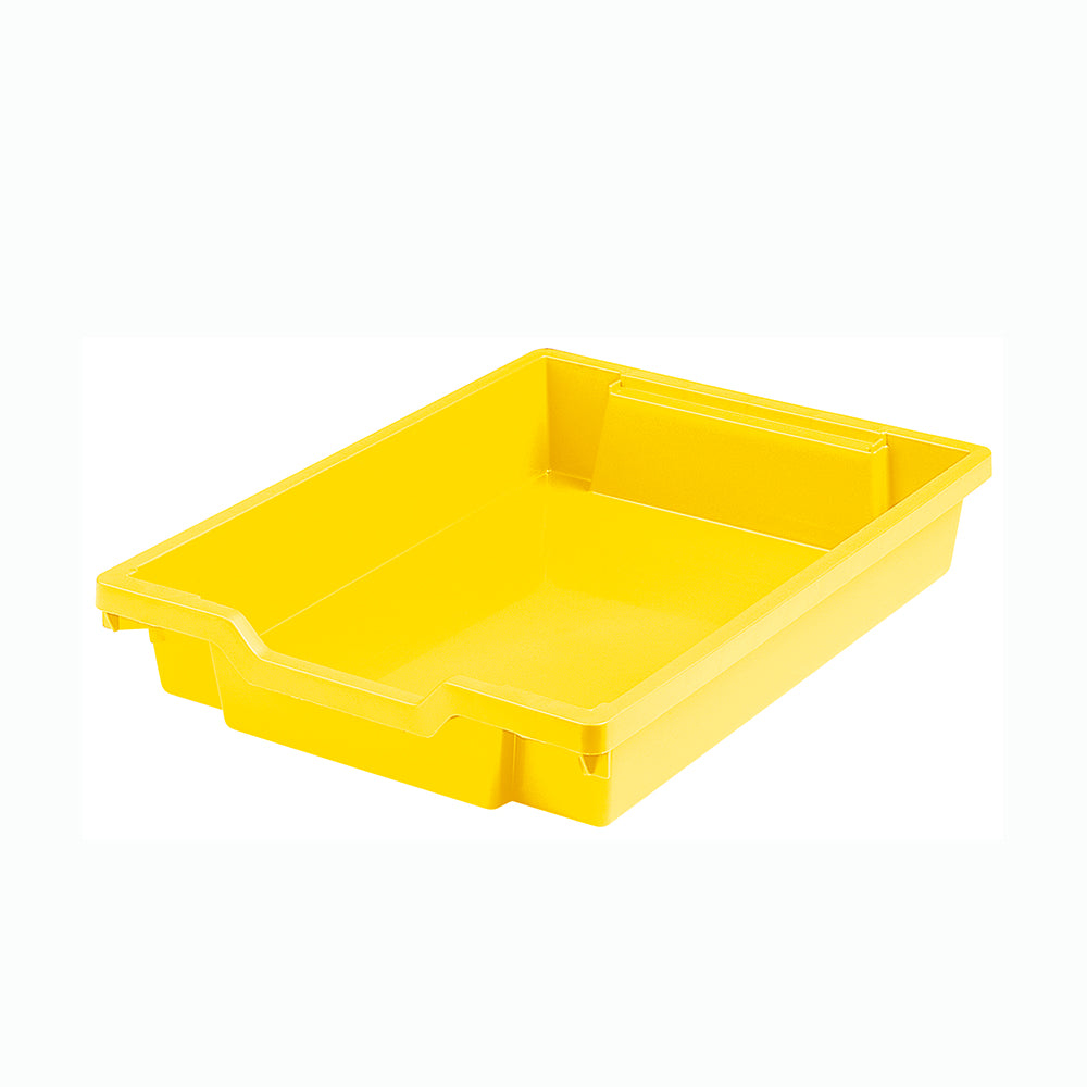 Plastic Material Box H7.5cm, yellow