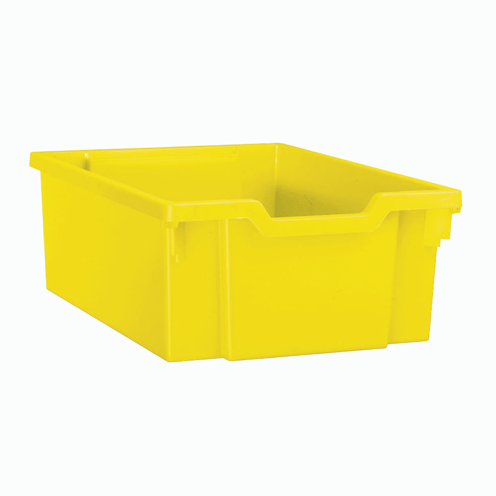 Plastic Material Box H15cm, yellow