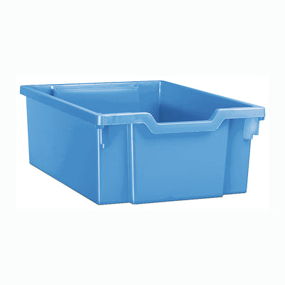 Plastic Material Box H15cm, blue